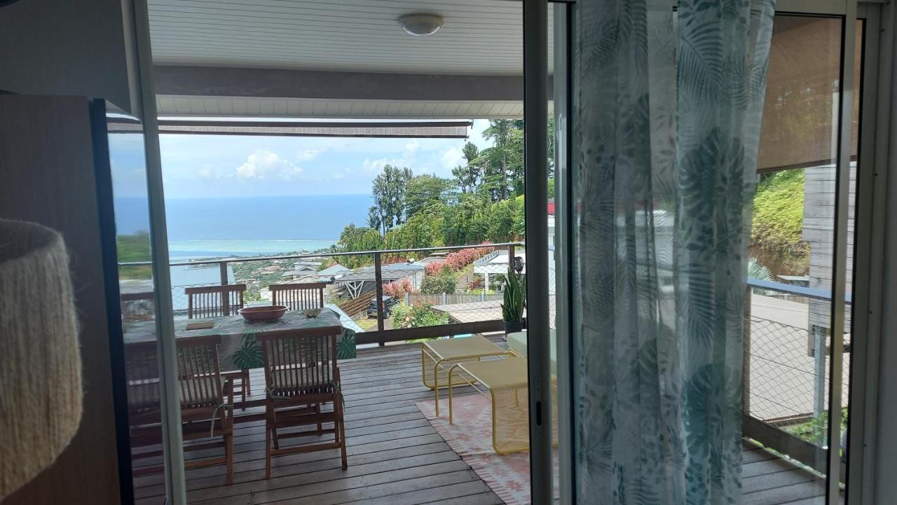 Studio Vaimiti Pour 2 Personnes Vue Mer Et Moorea Faaa Екстериор снимка